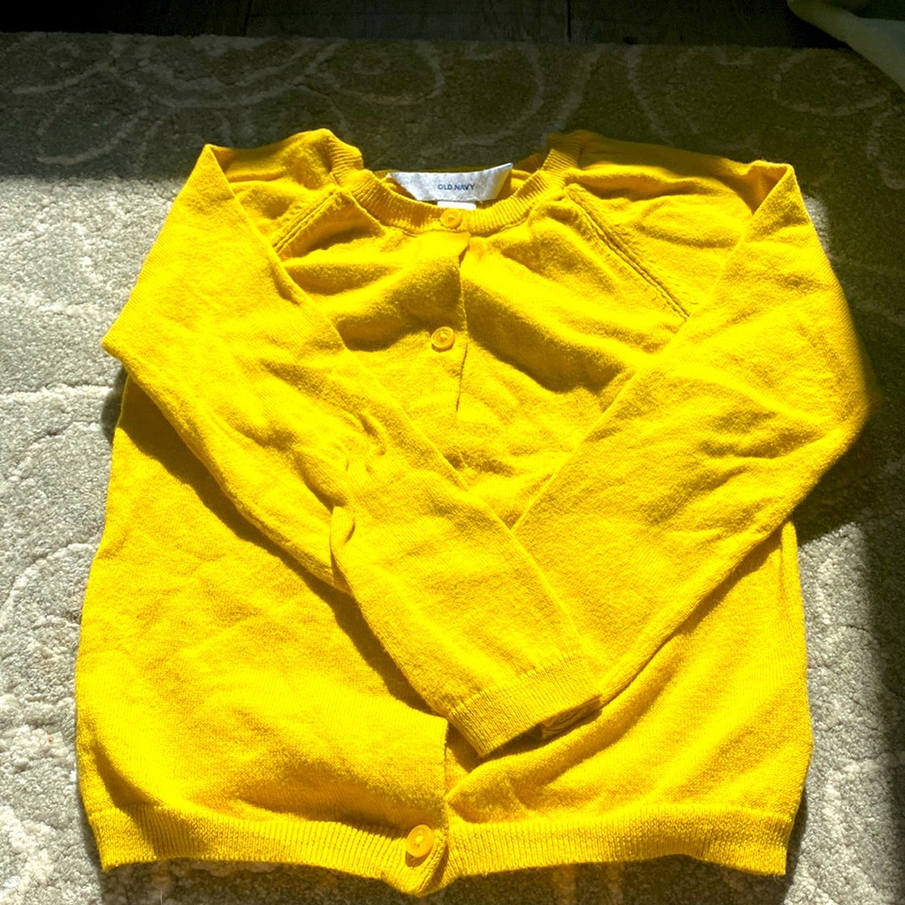 Cute yellow kid’s sweaters